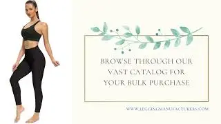 Leggings Manufacturers Offering Best Quality Custom Leggings At 40% OFF