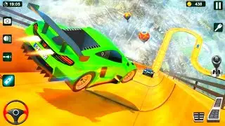GT Car Stand Game 2026 🤣 Reaction car ramp simulator game | Atikur molla 