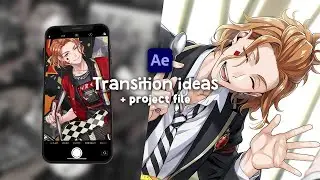 5 transition ideas + project file | after effects