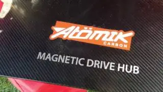 Atomik Carbon Magnetic Drive prototype road bike hub comparison
