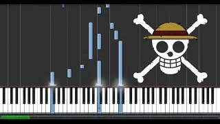 Mezase One Piece | Synthesia Tutorial (piano)