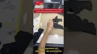 Precision Laser Perforation for Shoe - Customized laser Marking Solutions.#shoes #laserperforation