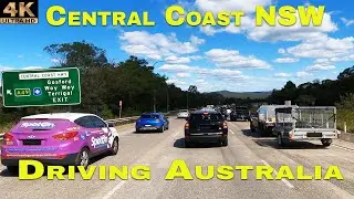4K Ultra HD - Driving in Central Coast NSW (The Entrance to Berowra)