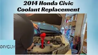 2012-2015 Honda Civic - Coolant drain and refill