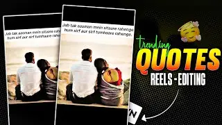 Instagram Trending White Background Quotes Reels Editing | Instagram Trending Reels Video Editing