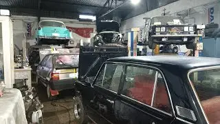 terminamos el seat 124 slipers de José   Antonio de Málaga. autoblocante frenos carburación