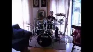 Christopher Martell Playing Drums To Cherry Lips By Garbage With The CD