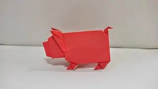 How To Fold Origami Pig | Origami Pig Paper | Origami Tutorial