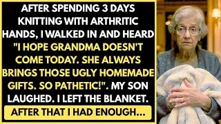 After 3 Days Knitting a Blanket for My Grandchild, I Heard: 'She Always Brings Pathetic Gifts'