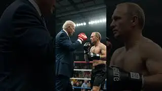 Putin and Biden Go Head to Head in the Ring #boxing #politics #shorts