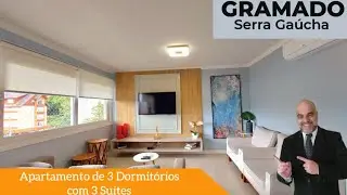 INVESTIMENTO GARANTIDO EM GRAMADO NA SERRA GAÚCHA? APATAMENTO DE 3 DORMITÓRIOS PRONTO PARA LOCAR