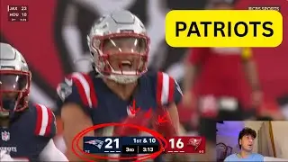 Drake Maye vs Baker Mayfield! Patriots vs Buccaneers Reaction 😳