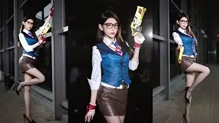TOP CHINESE HOTEST BEAUTY 💼🔥!  Chamber Cosplay 😳 Ft. | VALORANT Office Look