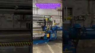 MRMM16 16&rdquo;x42&rdquo; Rubber Mixing Mill with Inline Planetary Gearbox and Hyd. Stock Blender #mixingmill