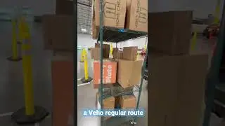 What a route from Veho looks like