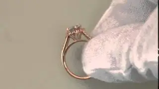 Lavender sapphire engagement ring