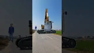 Jcb dozer car passing with future technology #shortsfeed #shortsyoutube