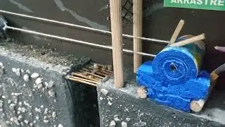 Maqueta corte y relleno ascendente
