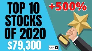 Top 10 Best Performing Stocks In 2020! S&P500 Best Stocks This Year!