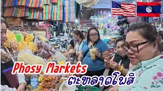 พาคนอเมริกาไป￼ซื้อของฝากกับอเมริกา 🇺🇸 | Phosy market in Luangphabang 