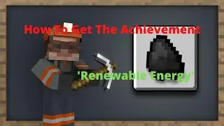 Minecraft Bedrock Achievement Tutorial - Renewable Energy (Episode 18)