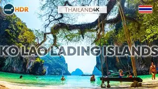 Ko Lao Lading Island's | Red Island | Krabi | Thailand | Walking Tour | 4K HDR | NINE Plus Virtual