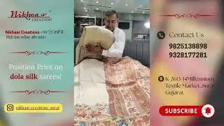 ✨ Nikhaar Creations | Party Wear, Wedding & Casual Sarees | Surat Textile Market ✨