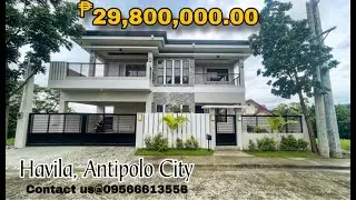 House tour/₱29.8M/Contemporary House and lot forsale in Havila,Antipolo City