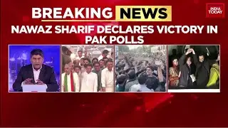 Nawaz Sharif Declares Victory In Pakistan General Elections