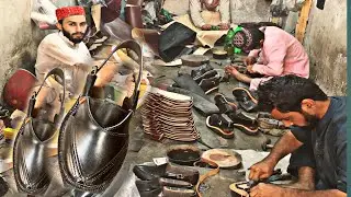 15 To  20 Years Children Making Men Shoes | Handmade shoes | Norozi Chappal