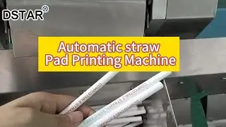 Automatic 2 Color Straw Pad Printing Machine-Dstar Machine