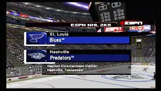 ESPN NHL 2K5 (PS2) Blues vs Predators