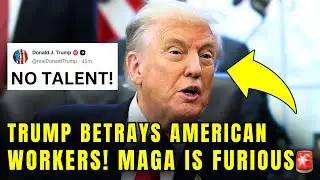 MAGA Meltdown As Trump Just BETRAYED American Workers On LIVE TV🚨