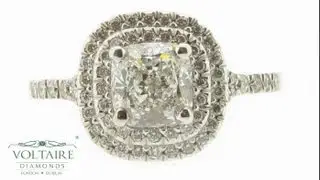 Double Halo Engagement Ring - ER 1140