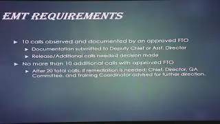 Field Training Officer Orientation