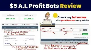 $5 AI Profit Bots Review: 2 Clicks Away From Cloning This $150,000 Per Month Business