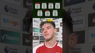 Declan Rice Picked his Favourite Players Based on their Skill 😱🔥 #efootball2023 #efootball2024