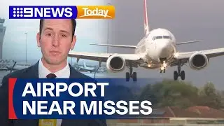 Several near misses at Adelaide Airport due to temporary markings | 9 News Australia