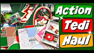 XXL 110 Euro Action & Tedi Bastel Haul November 2020 - Bastelbedarf f&uuml;r Weihnachten - 9999 Dinge