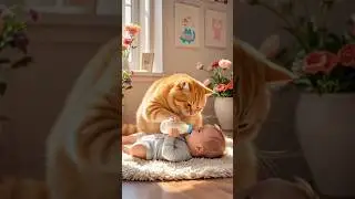القط الحنون 😻The affectionate cat