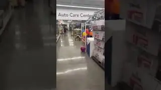 jumping in a ball pit in walmart