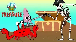 YARR! 🏴&zwj;☠️ Dancing Under the Sea with Pirates! 🎵🎵 Clawlolo ☠️ Treasure 💰🕺 Pirate Songs for Kids 🦜