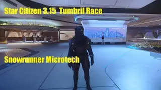 Star Citizen | Hercules Drop Tumbril Cyclone | Snow Race Microtech | PreAlpha 3.15