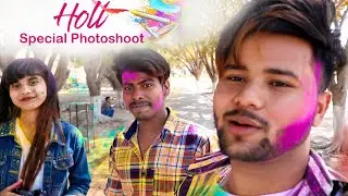 Holi Special PhotoShoot | Holi Pose Idea | Holi Photoshoot idea's | Holi Photoshoot V-log