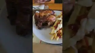 patatine e galletto  buon appetito  sagra di vidulis 2025 #elsalvador #food #italy #cooking