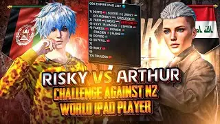 Abn Zombie Tournament / RISKY🇦🇫 VS ARTHUR🇮🇶 Can I Beat Him? | PUBG MOBILE