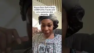 Skin Product Ruins Skin Horror story ‼️SUBCRIBE 🚨#roycederm #skinburn #chemicalburn #sulfur #sub