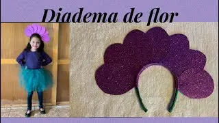 Cómo hacer diadema de flor para disfrazar de primavera parte 2