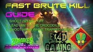 EASIEST WAY to kill the brute boss. Infinite Warfare Zombies In Spaceland.