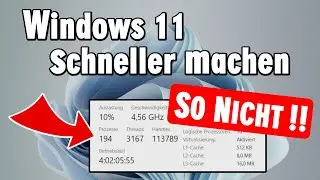 Windows 11 schneller machen - Bessere Leistung weniger Hintergrundprozesse Apps - Lower Processes